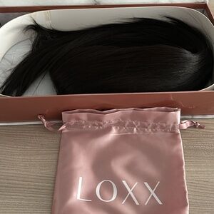 Long black synthetic hair wig (heat safe)